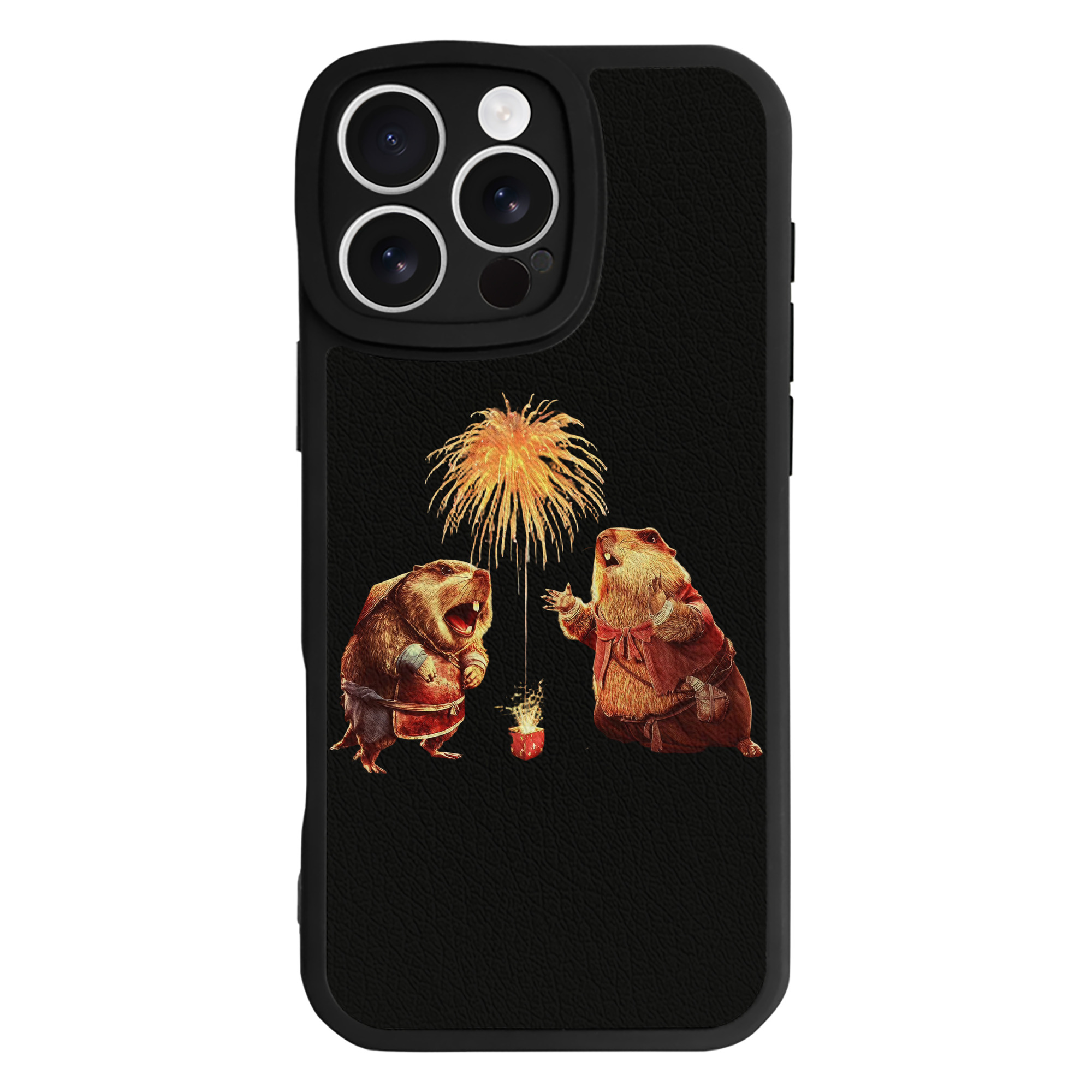 （画像用） Ne Zha 2 ナタ 魔童の大暴れ 【iPhone 16シリーズ対応】シリコンスマホケース（レザー調） 材質：シリコン